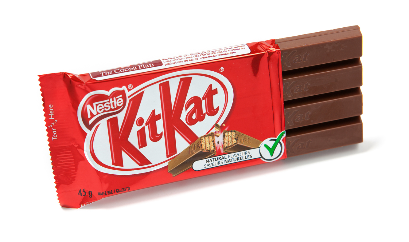 Kitkat Chocolate Candy Bar Unwrapped