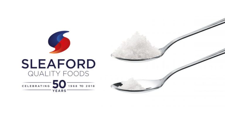 Sleaford 50 years logo
