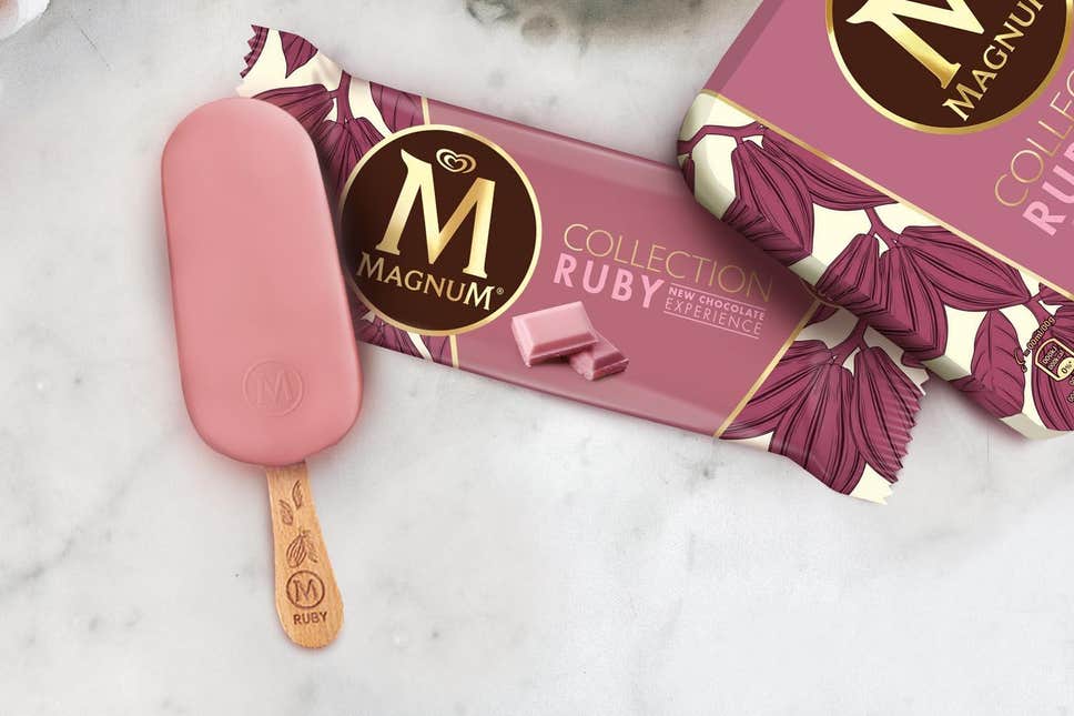 Unilever announced launch of Magnum Ruby