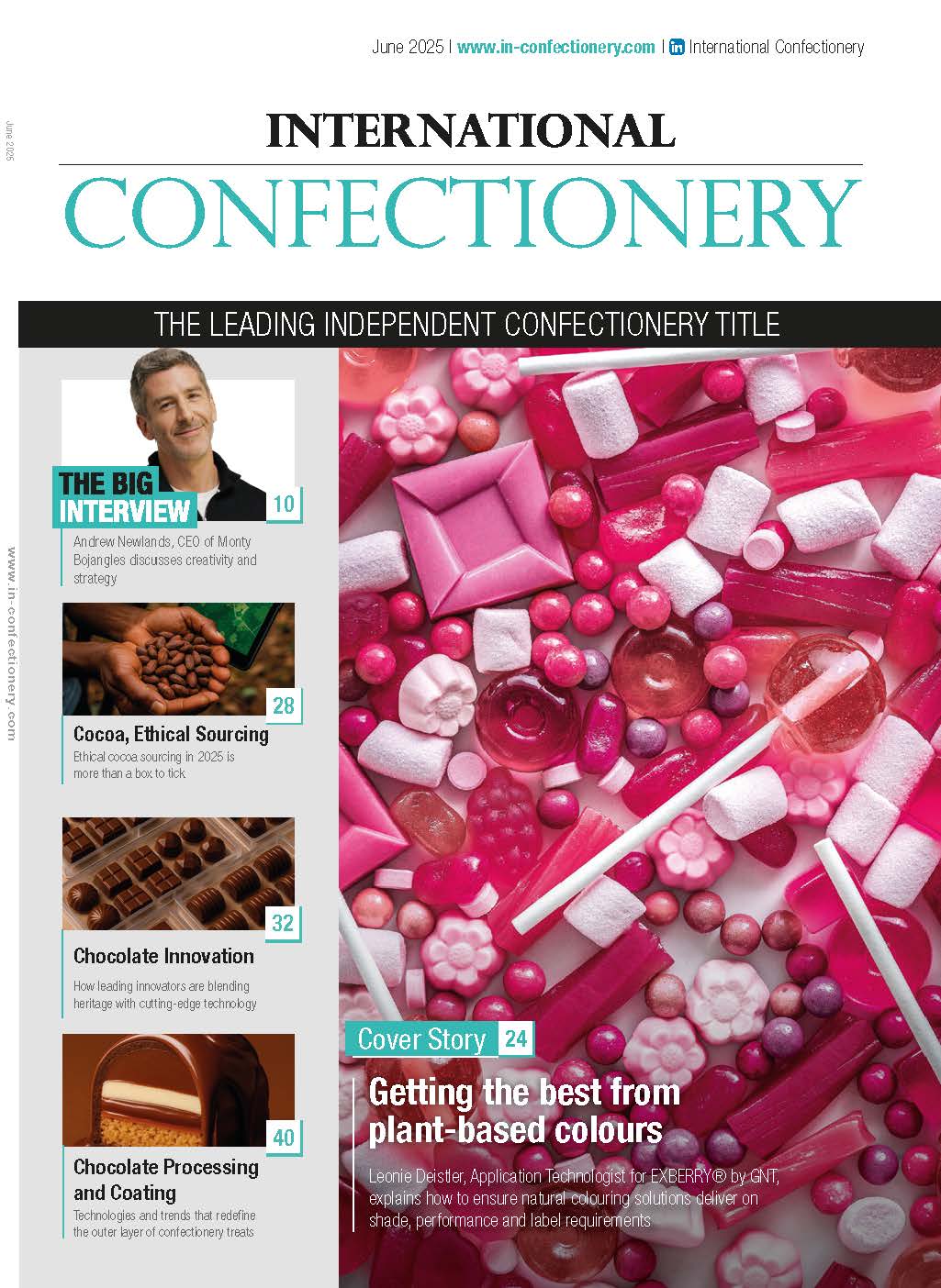 June 2025 issue cover - International Confectionery