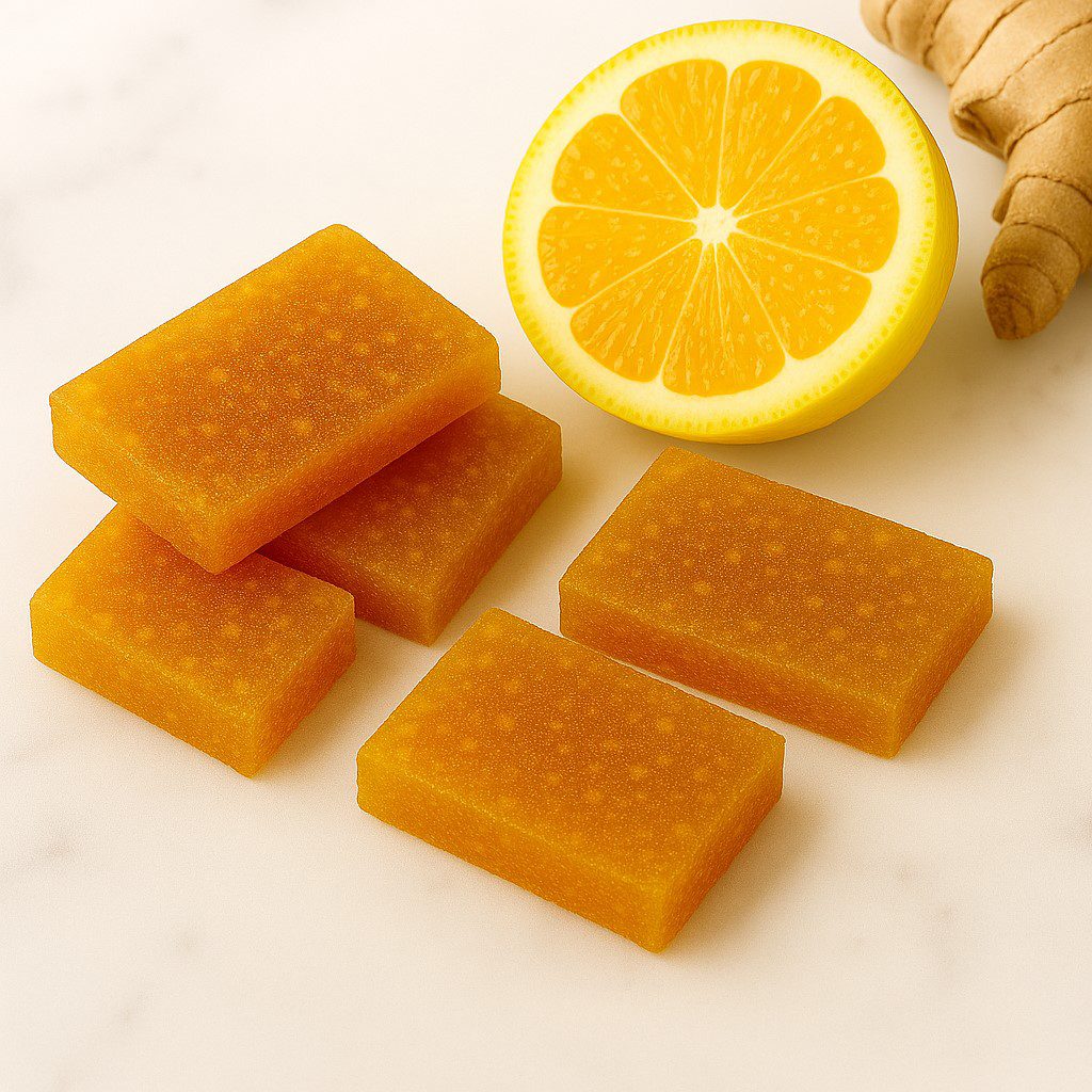 Lemon-Ginger-Protein-Fruit-bites