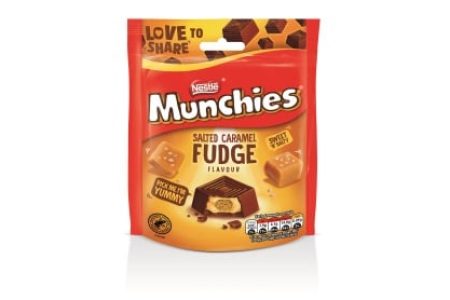 Nestlé launches munchies Salted Caramel Fudge