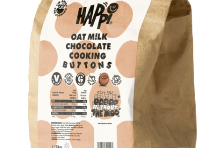 Happi targets trade with new catering size oat milk chocolate cooking buttons